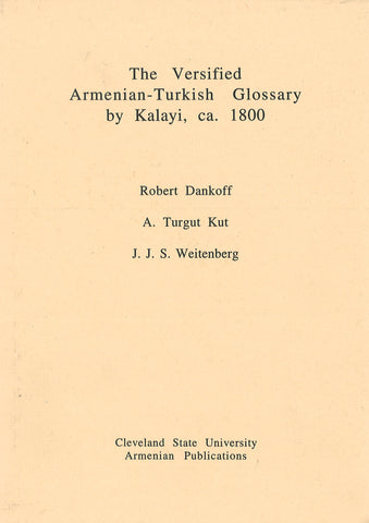 VERSIFIED ARMENIAN-TURKISH GLOSSARY: Kalayi, ca. 1800
