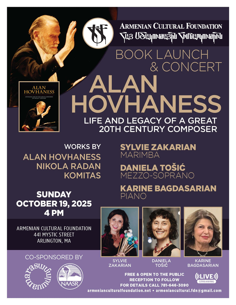 Alan Hovhaness: Life and Legacy of a Great 20th Century Composer - Book Launch and Concert - October 19, 2025
