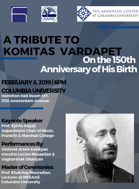 "A Tribute to Komitas Vardapet"