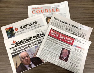 THE ARMENIAN-AMERICAN PRESS IN PERSPECTIVE ~ Thursday, February 13, 2020