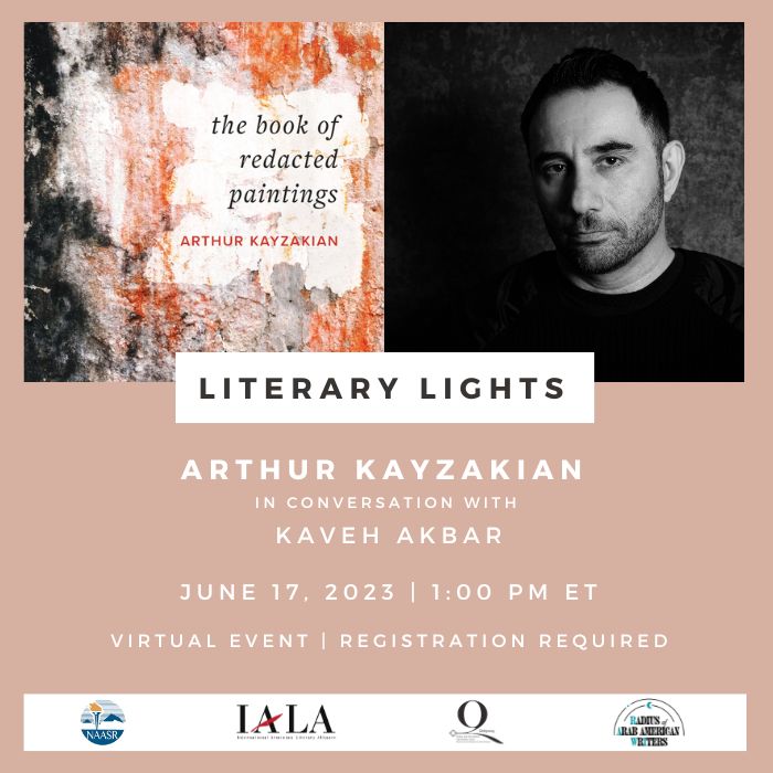 LITERARY LIGHTS: The Book of Redacted Paintings ~ Saturday, June 17, 2023 ~ On Zoom