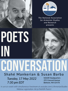 POETS IN CONVERSATION: Shahé Mankerian & Susan Barba