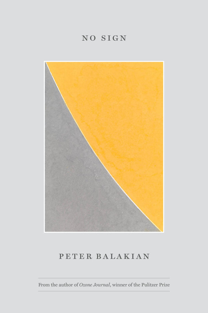 PETER BALAKIAN/KATHLEEN OSSIP: Launch of "No Sign"