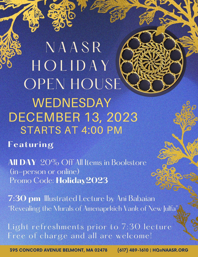 NAASR HOLIDAY OPEN HOUSE ~ Wednesday, December 13, 2023 ~ In Person