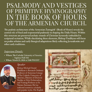 Psalmody and Vestiges of Primitive Hymnography in the Book of Hours of the Armenian Church