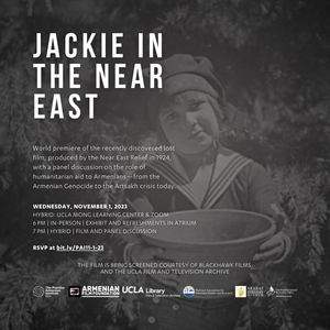 JACKIE IN THE NEAR EAST ~ Wednesday, November 1, 2023 ~ In-Person/On Zoom