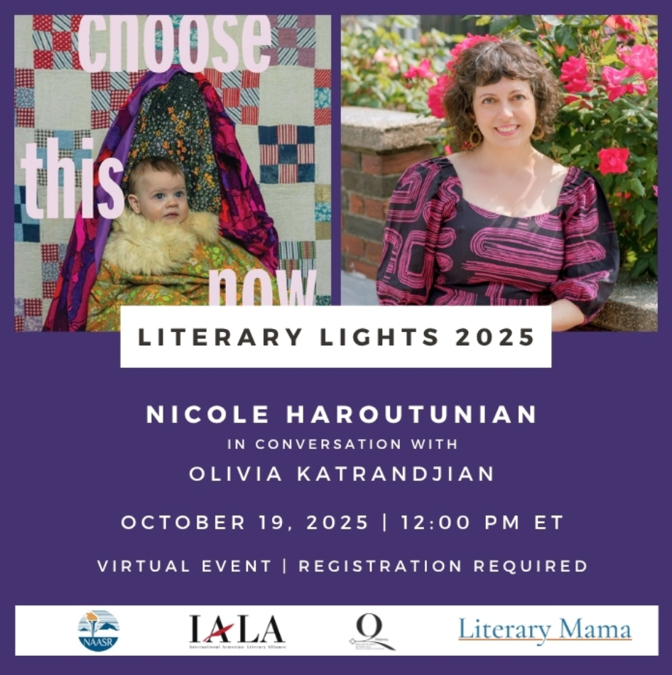 Literary Lights 2025: Featuring Nicole Haroutunian - October 19, 2025
