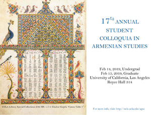 17th Annual UCLA Graduate Student Colloquium in Armenian Studies