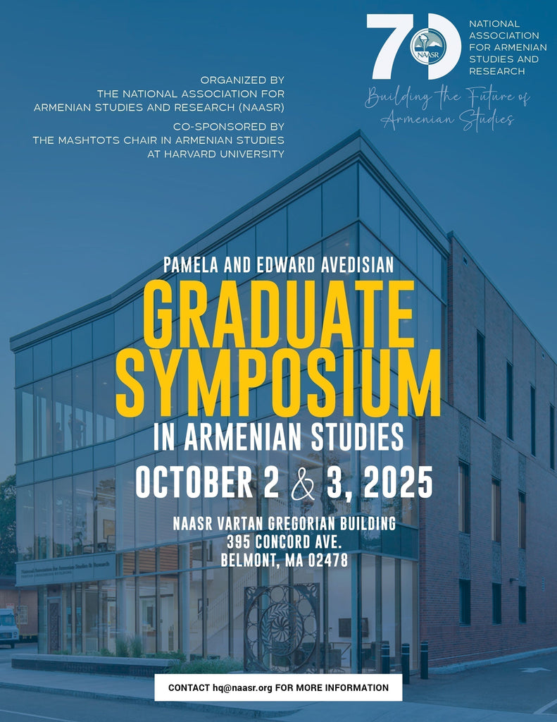 Pamela and Edward Avedisian Graduate Symposium in Armenian Studies  - October 2 & 3, 2025