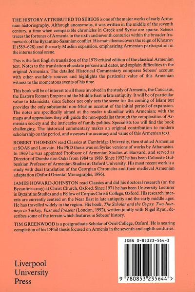 Armenian History attributed to Sebeos, The