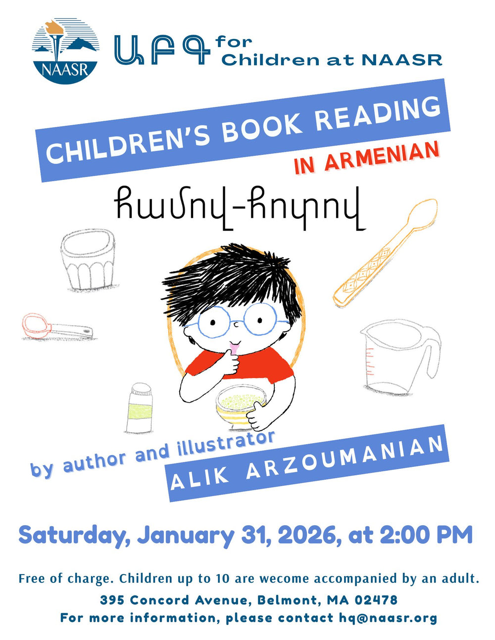ԱԲԳ for Children: Storytelling, Games, and Art in Armenian flyer