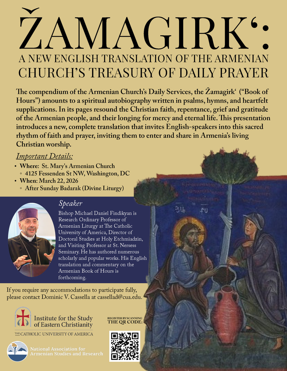 Žamagirk‘: A New English Translation of the Armenian Church’s Treasury of Daily Prayer flyer