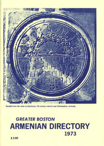 Greater Boston Armenian Directory 1973