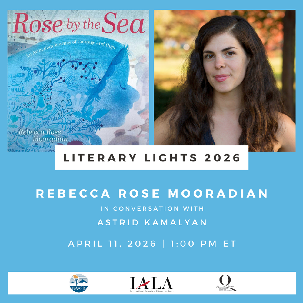 Literary Lights 2026: Featuring Rebecca Rose Mooradian flyer
