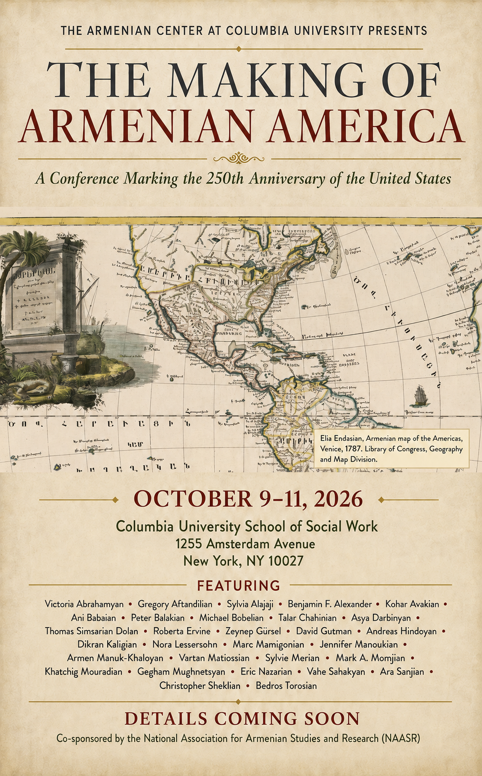 The Making of Armenian America flyer