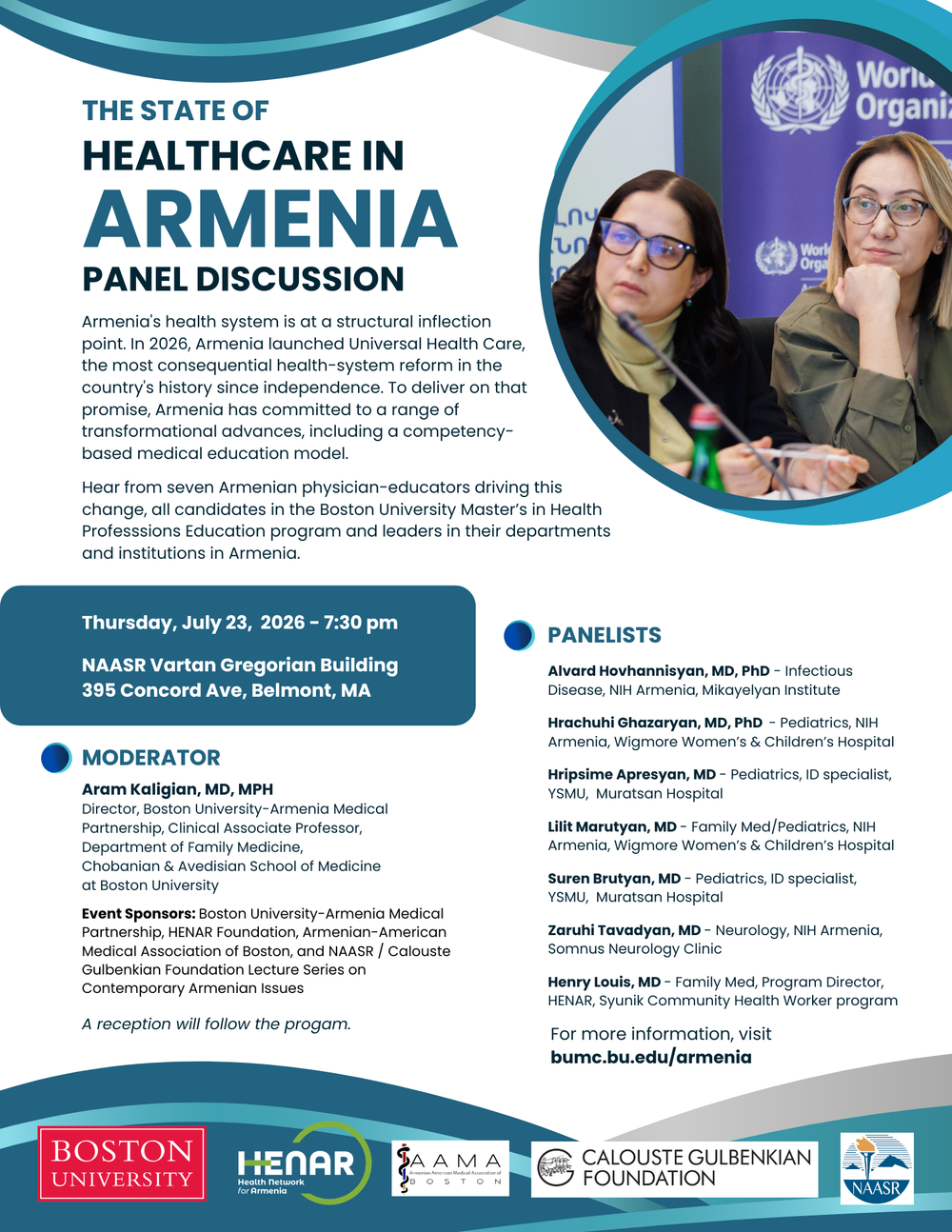The State of Healthcare in Armenia flyer