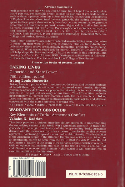 Pioneers of Genocide Studies