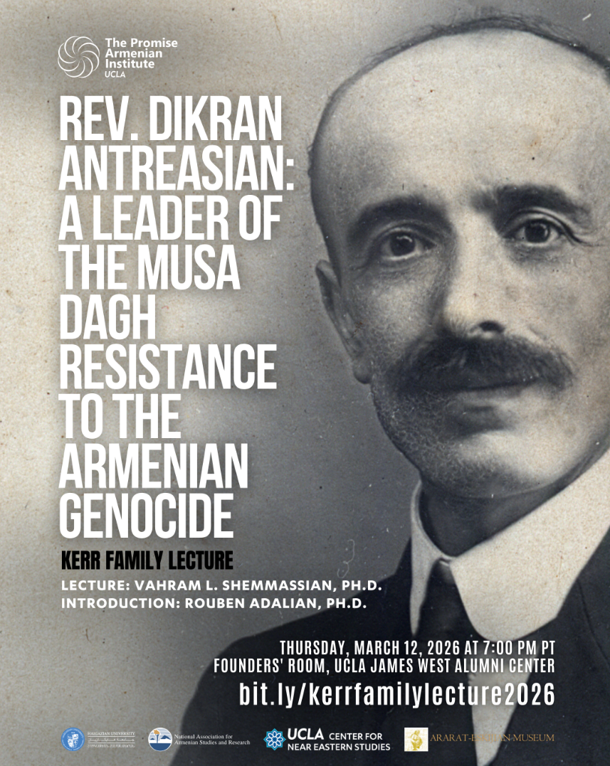 Rev. Dikran Antreasian: A Leader of the Musa Dagh Resistance to the Armenian Genocide flyer