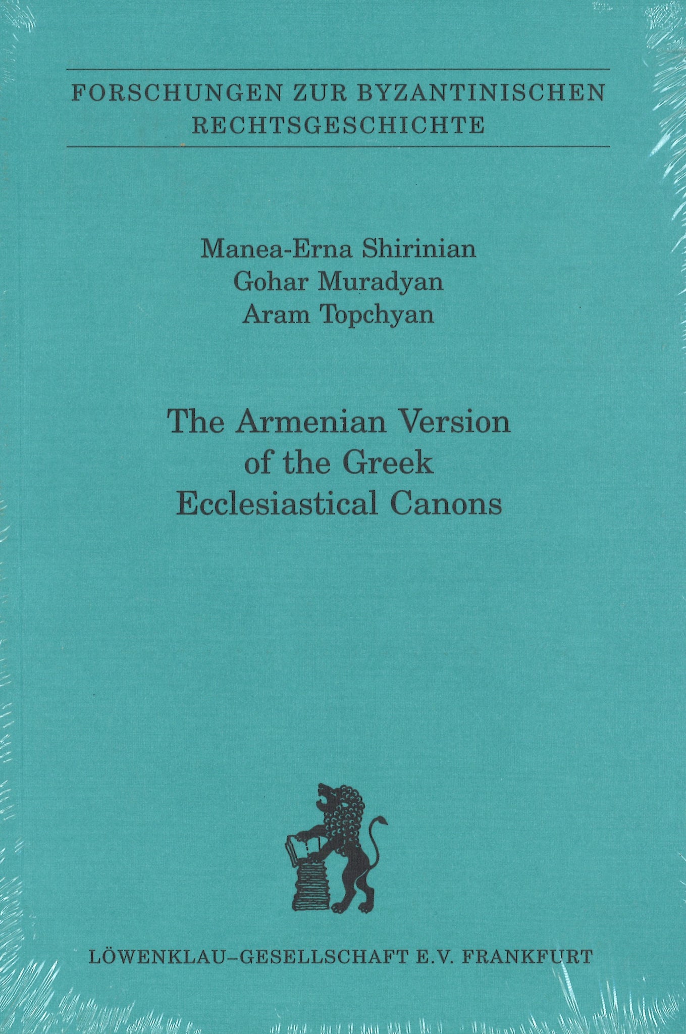 ARMENIAN VERSION OF THE GREEK ECCLESIASTICAL CANONS