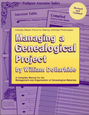 MANAGING A GENEALOGICAL PROJECT