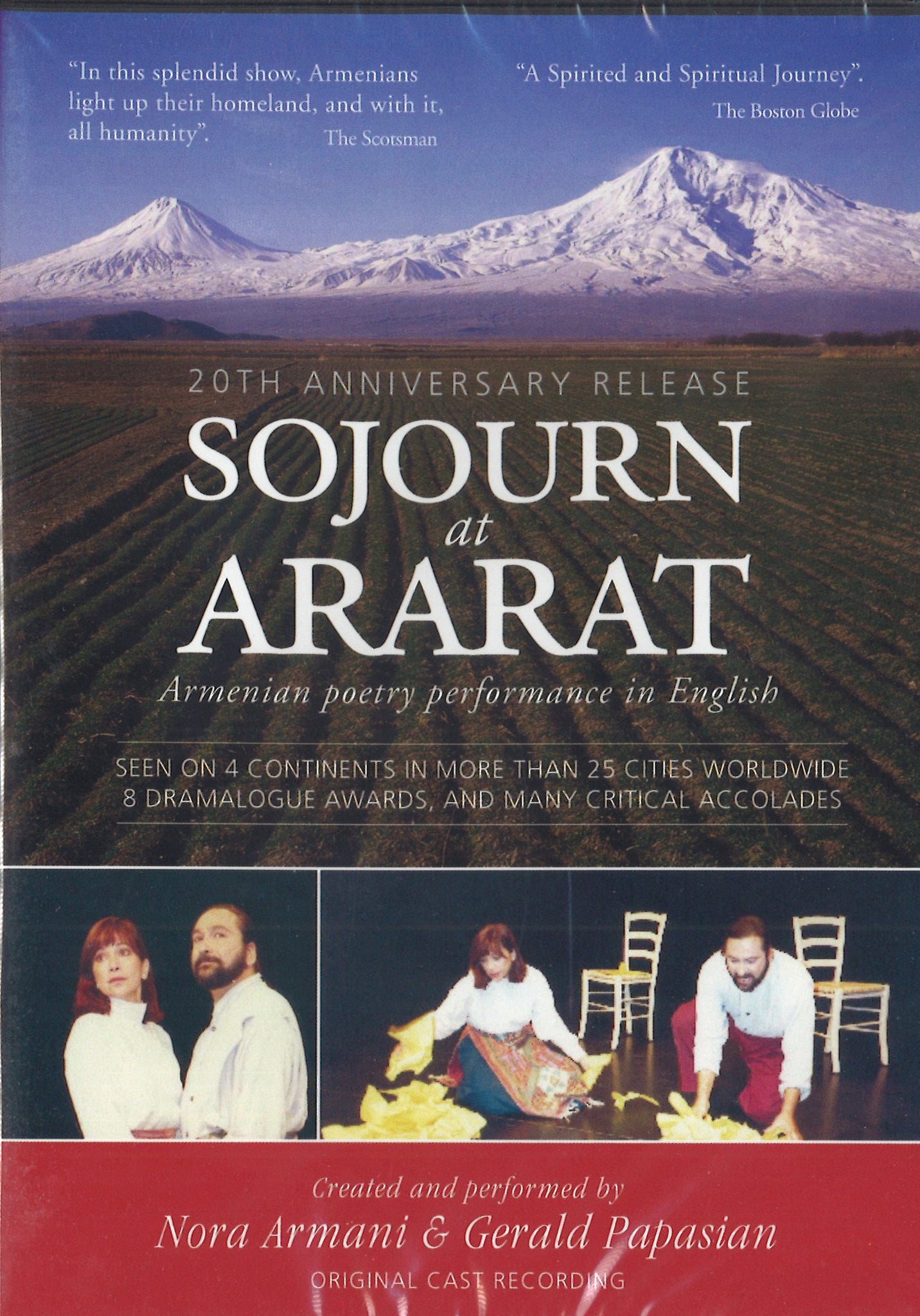 SOJOURN AT ARARAT: ARMENIAN POETRY PERFORMANCE IN ENGLISH CD