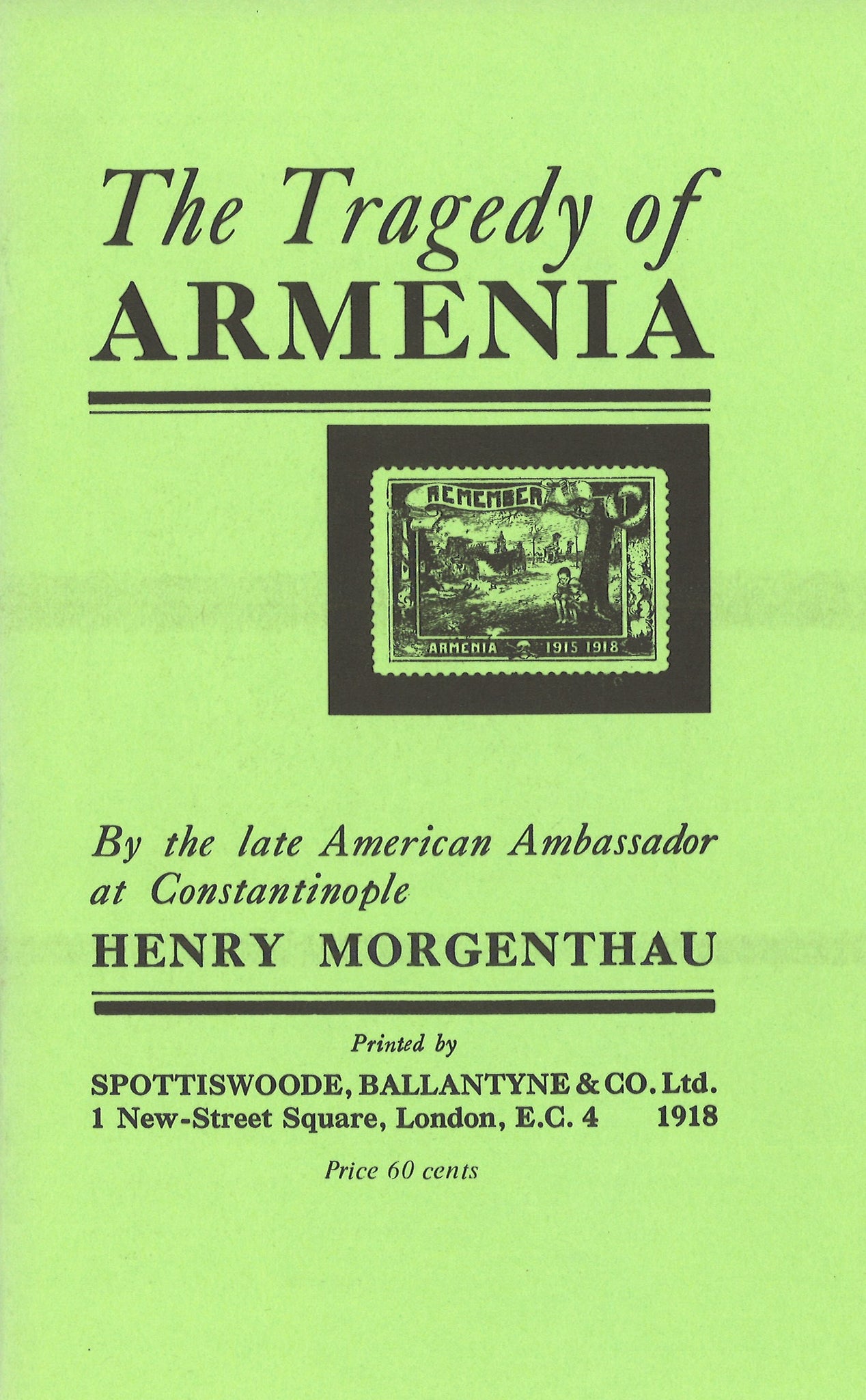 TRAGEDY OF ARMENIA, THE